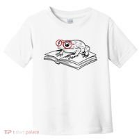 Frogs And Books Reading Literature Cute Gift Toddler T-Shirt thumb 0