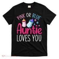 Future Aunt Baby Shower Pregnancy Auntie Gender Reveal T-Shirt thumb 0