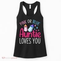 Future Aunt Baby Shower Pregnancy Auntie Gender Reveal Women's Tank Top thumb 0