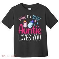Future Aunt Baby Shower Pregnancy Auntie Gender Reveal Toddler T-Shirt thumb 0