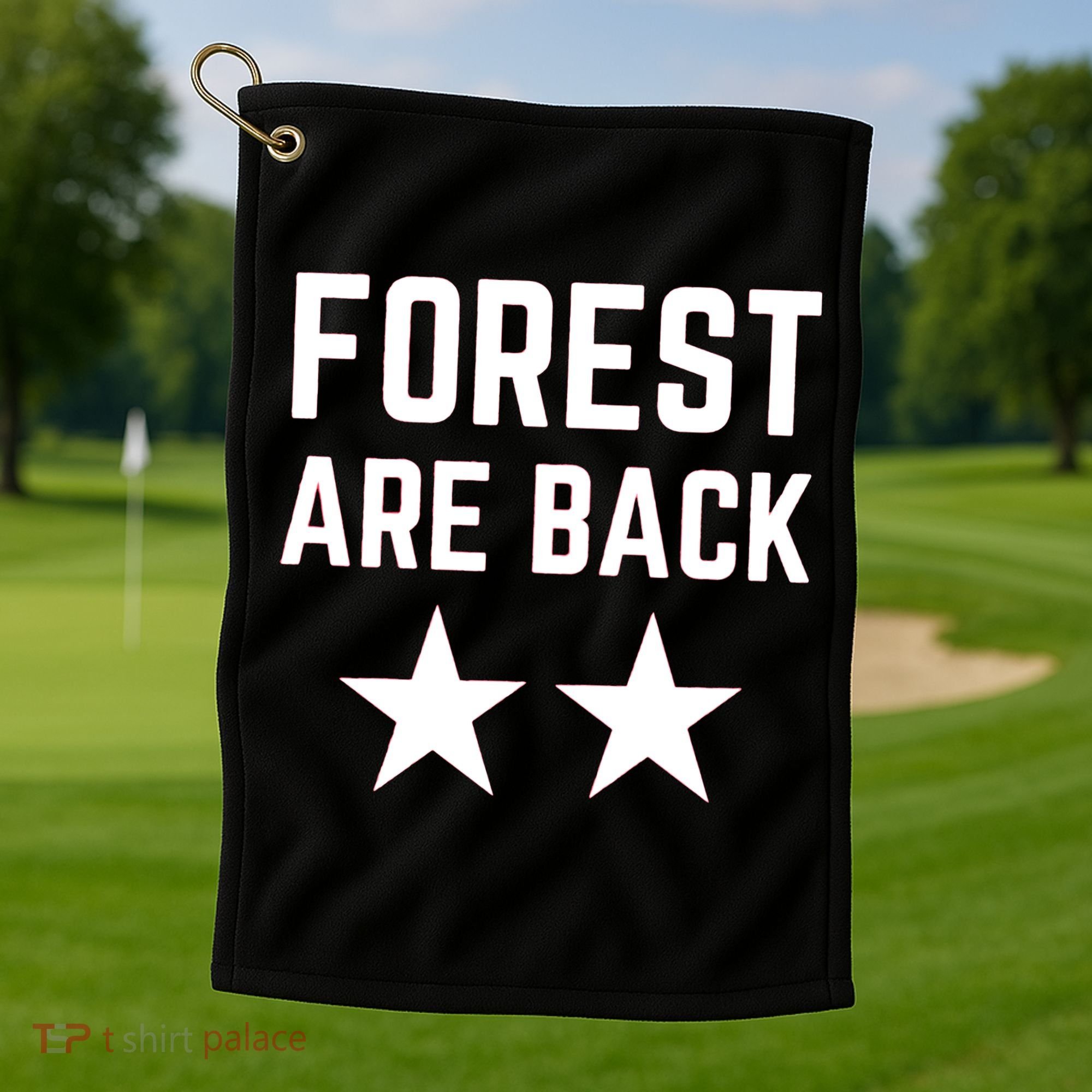 Forest Are Back Nottingham Soccer Sport Trending Golf Towel