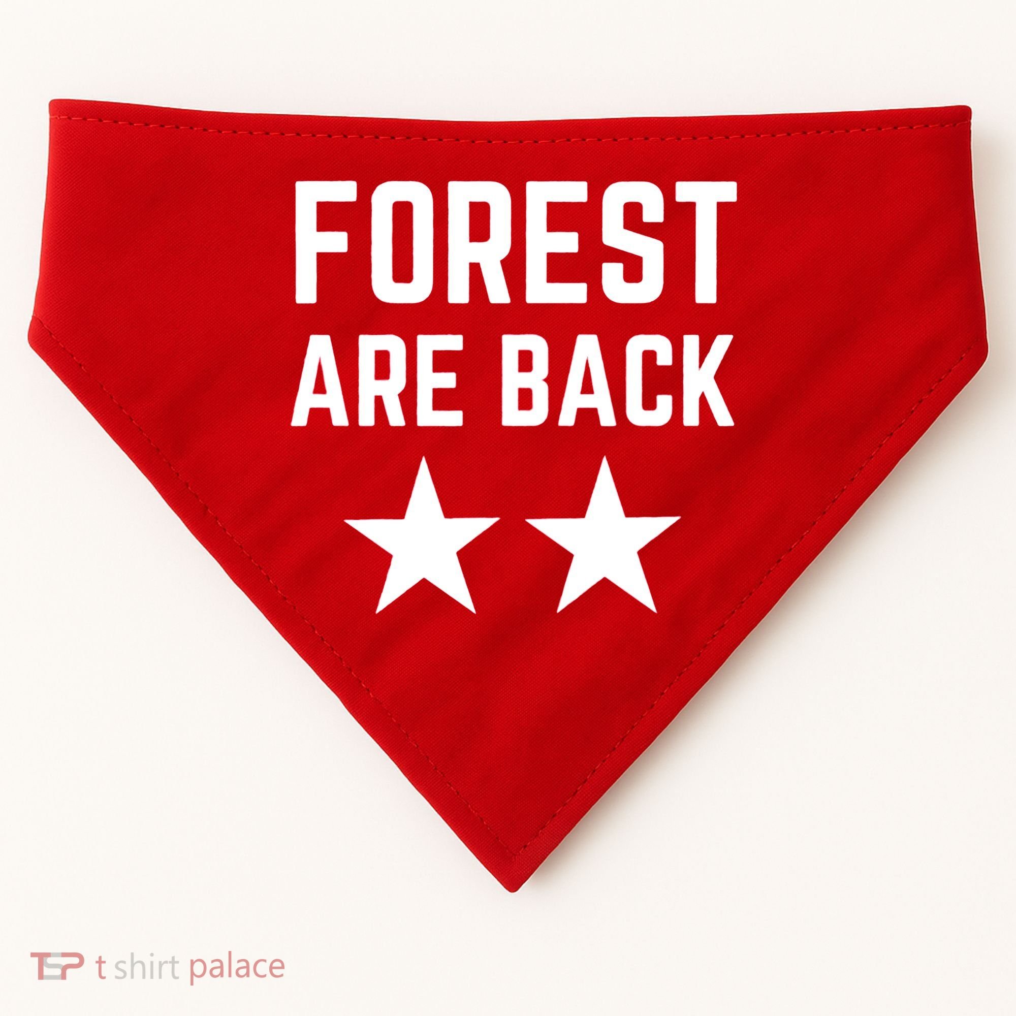 Forest Are Back Nottingham Soccer Sport Trending USA-Made Doggie Bandana