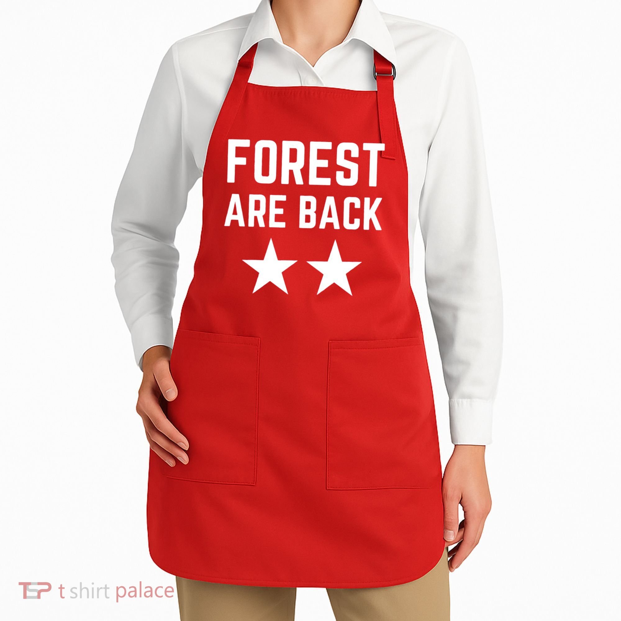 Forest Are Back Nottingham Soccer Sport Trending Apron