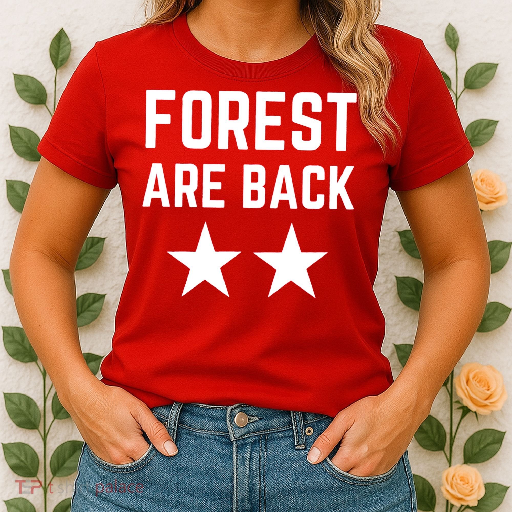 Forest Are Back Nottingham Soccer Sport Trending Women's T-Shirt