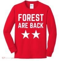 Forest Are Back Nottingham Soccer Sport Trending Kids Long Sleeve Shirt thumb 0