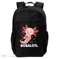 Funny Axolotl Bobalotl Boba Tea Bubble Milk Kawaii Anime  Backpack thumb 0