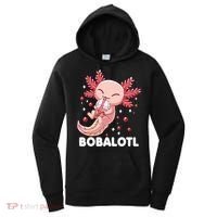 Funny Axolotl Bobalotl Boba Tea Bubble Milk Kawaii Anime  Women's Hoodie thumb 0