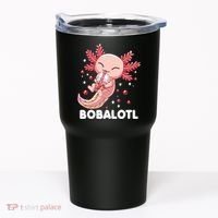 Funny Axolotl Bobalotl Boba Tea Bubble Milk Kawaii Anime  Tumbler thumb 0