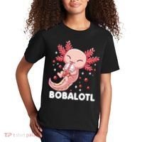 Funny Axolotl Bobalotl Boba Tea Bubble Milk Kawaii Anime  Kids T-Shirt thumb 2
