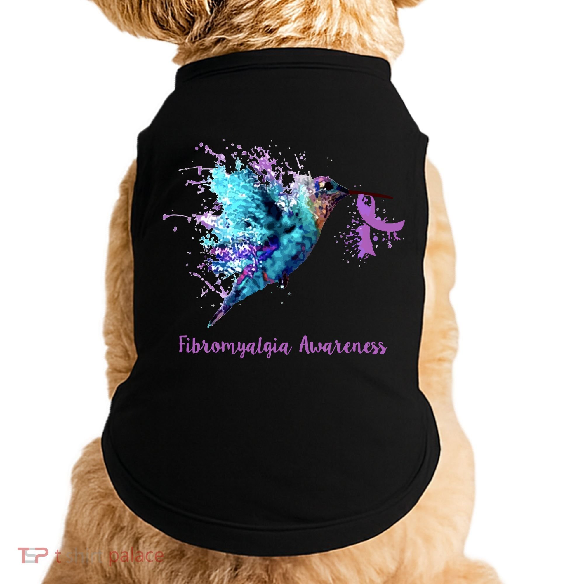 Fibromyalgia Awareness Bird Cancer Nurse Doggie Tank
