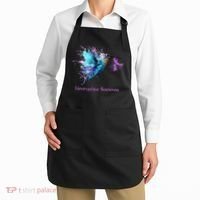 Fibromyalgia Awareness Bird Cancer Nurse Apron thumb 2