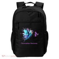 Fibromyalgia Awareness Bird Cancer Nurse Backpack thumb 0