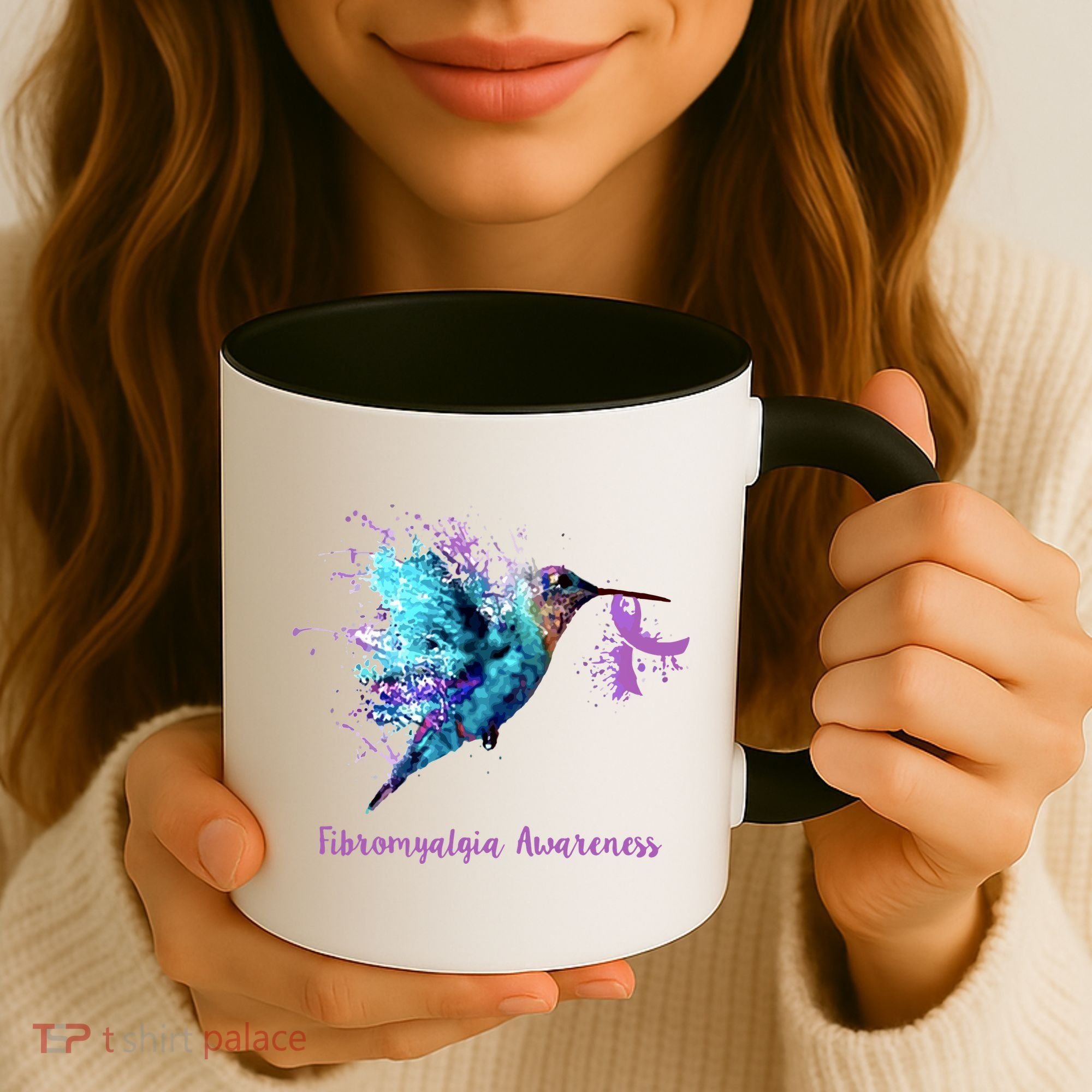 Fibromyalgia Awareness Bird Cancer Nurse Coffee Mug