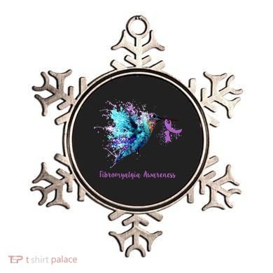 Fibromyalgia Awareness Bird Cancer Nurse Ornament