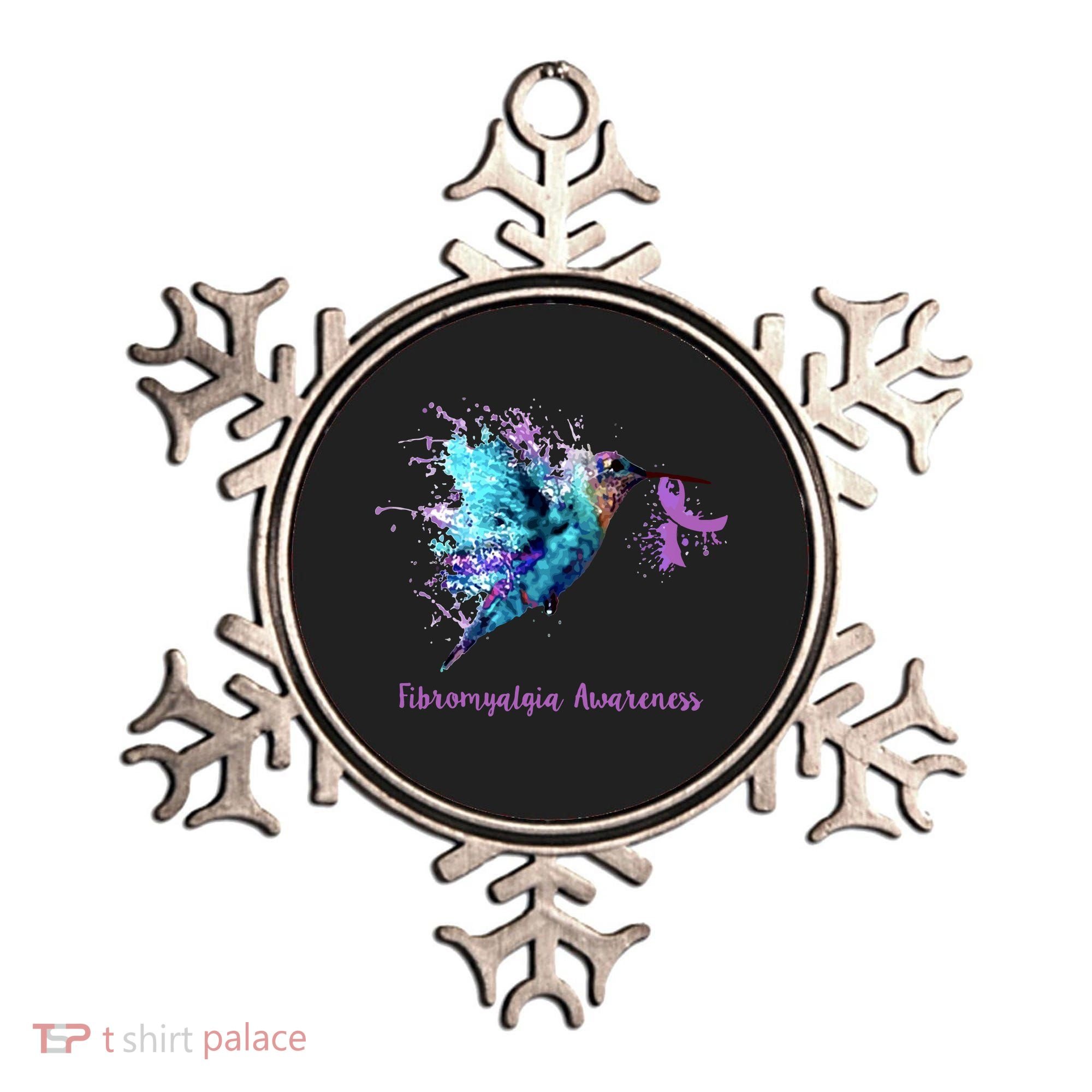 Fibromyalgia Awareness Bird Cancer Nurse Ornament