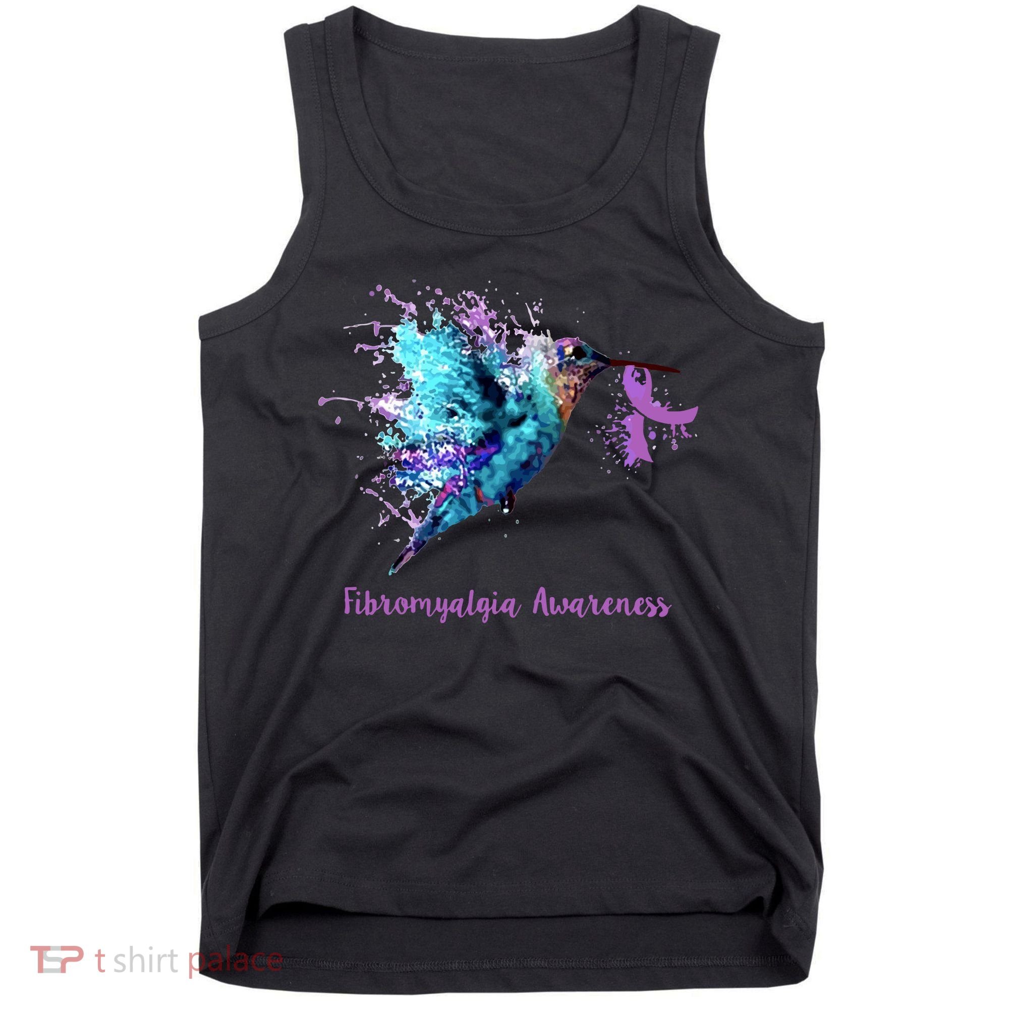 Fibromyalgia Awareness Bird Cancer Nurse Tank Top