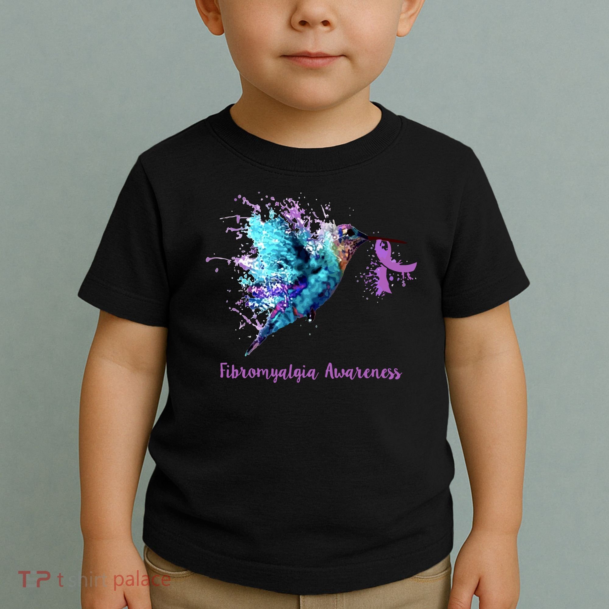 Fibromyalgia Awareness Bird Cancer Nurse Toddler T-Shirt