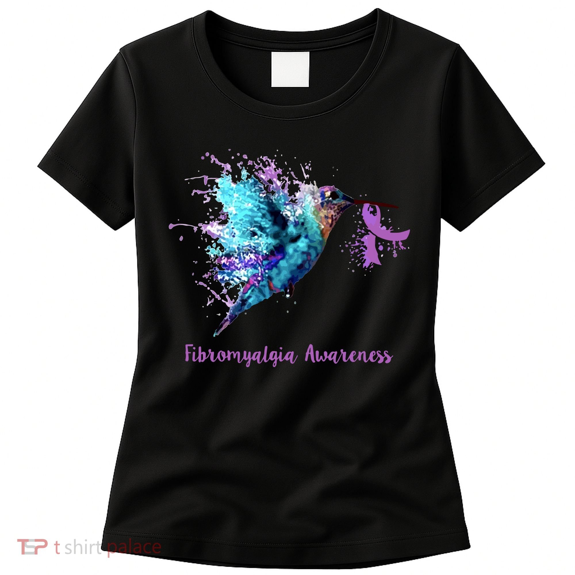 Fibromyalgia Awareness Bird Cancer Nurse Women's T-Shirt