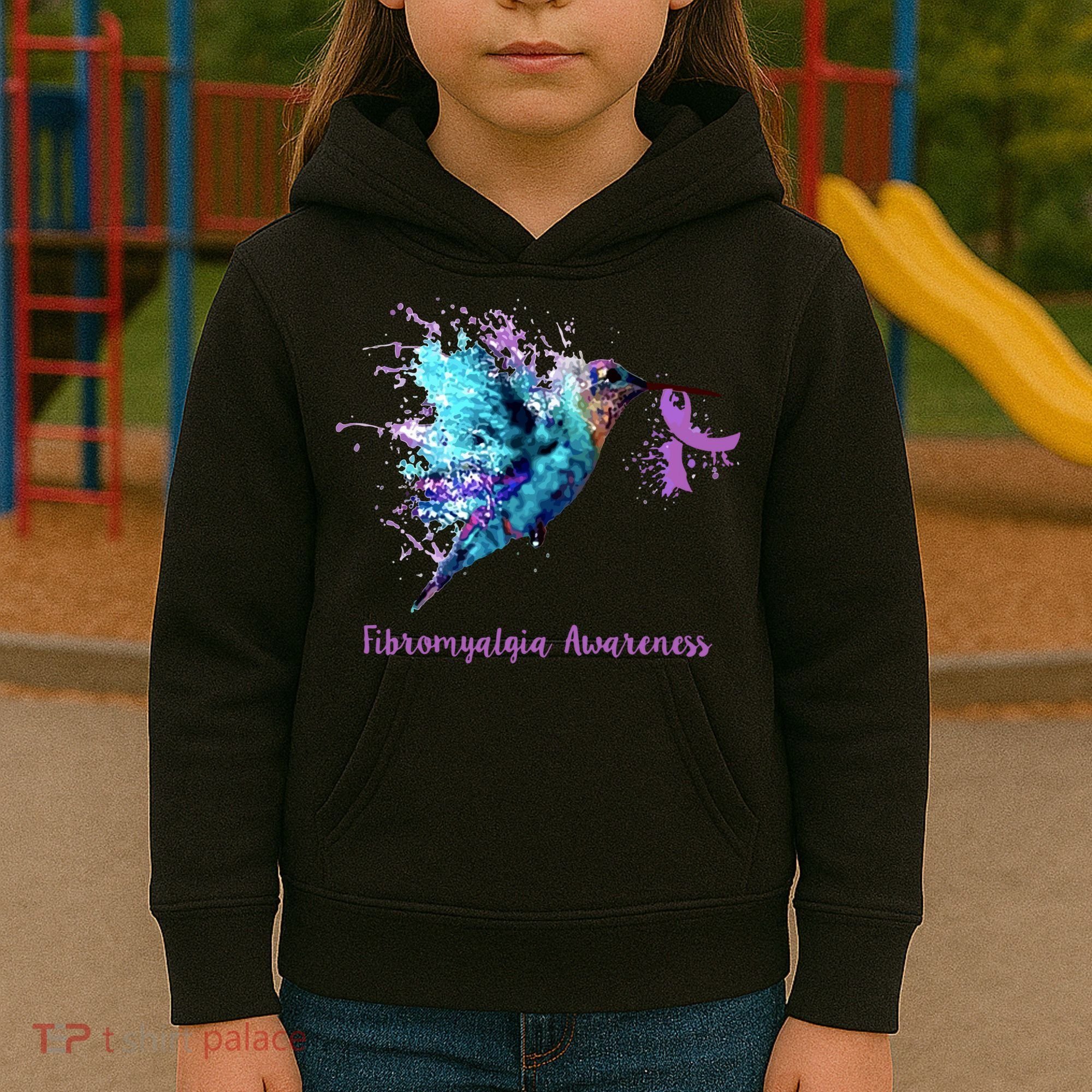 Fibromyalgia Awareness Bird Cancer Nurse Kids Hoodie