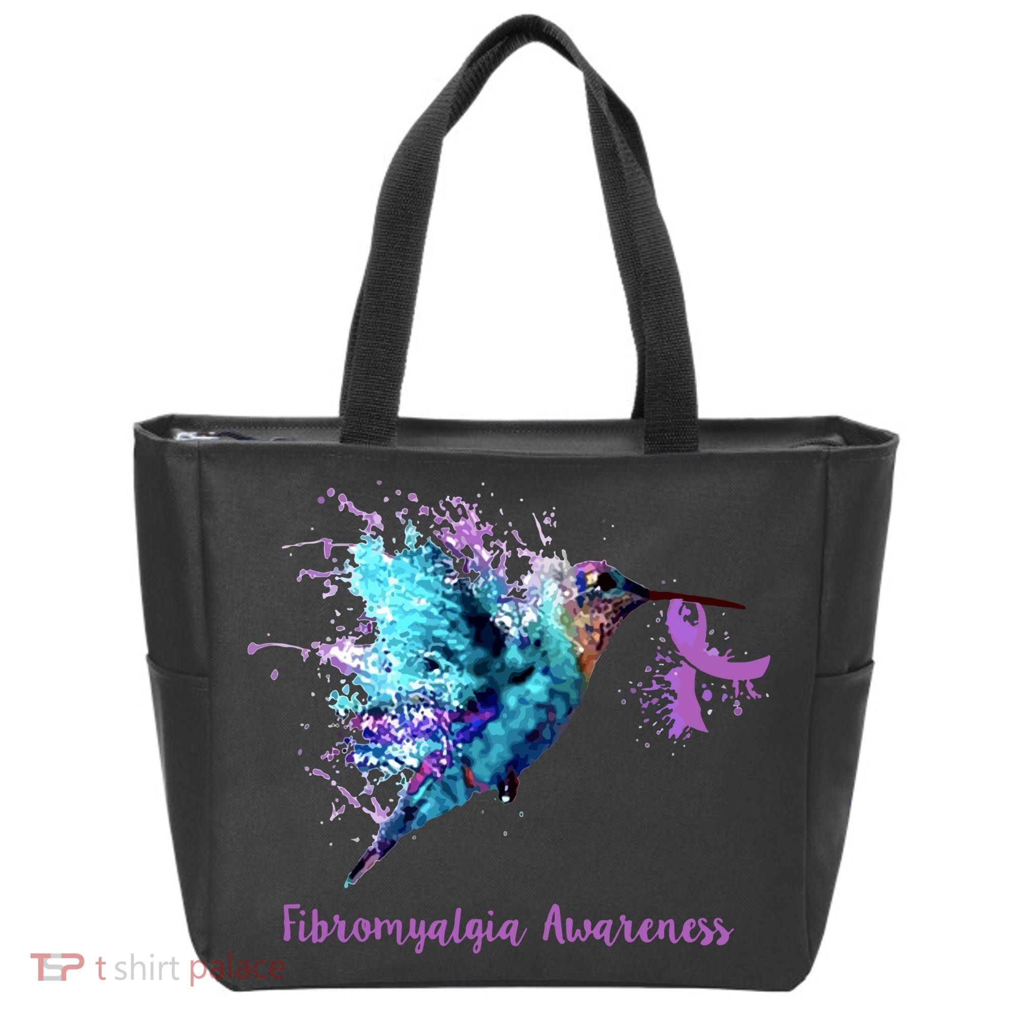 Fibromyalgia Awareness Bird Cancer Nurse Tote Bag