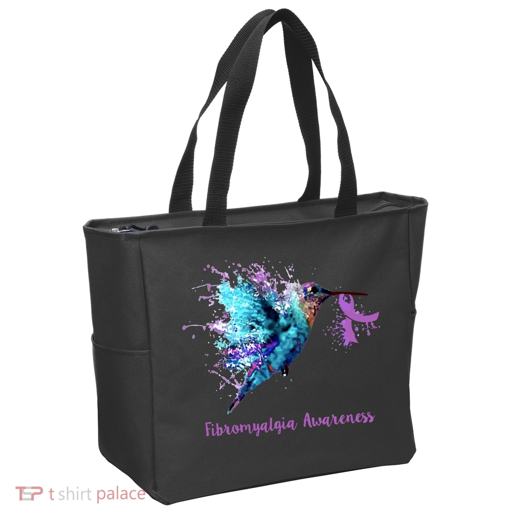 Fibromyalgia Awareness Bird Cancer Nurse Tote Bag