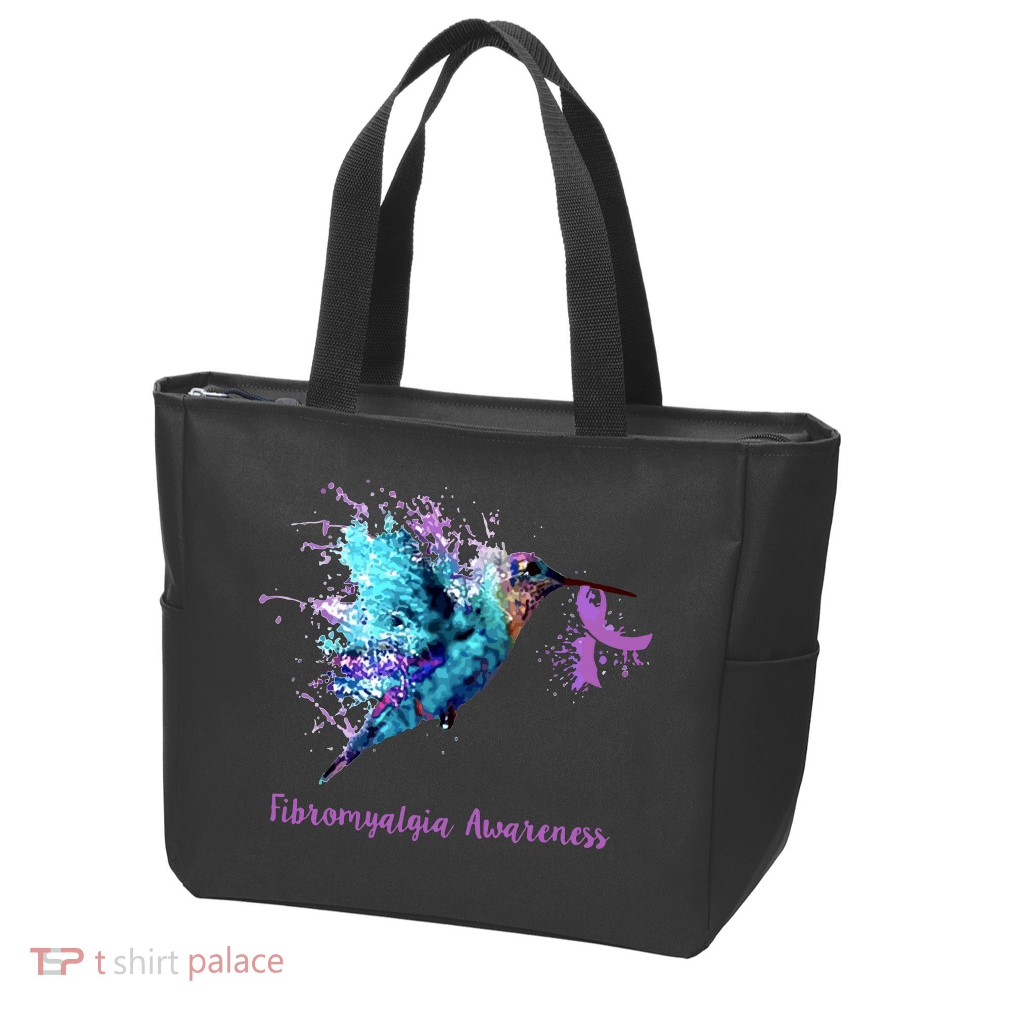 Fibromyalgia Awareness Bird Cancer Nurse Tote Bag