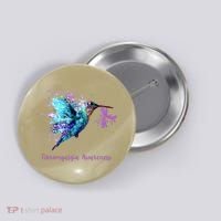 Fibromyalgia Awareness Bird Cancer Nurse Button thumb 0