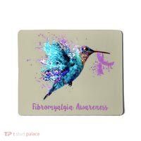 Fibromyalgia Awareness Bird Cancer Nurse Mousepad thumb 0