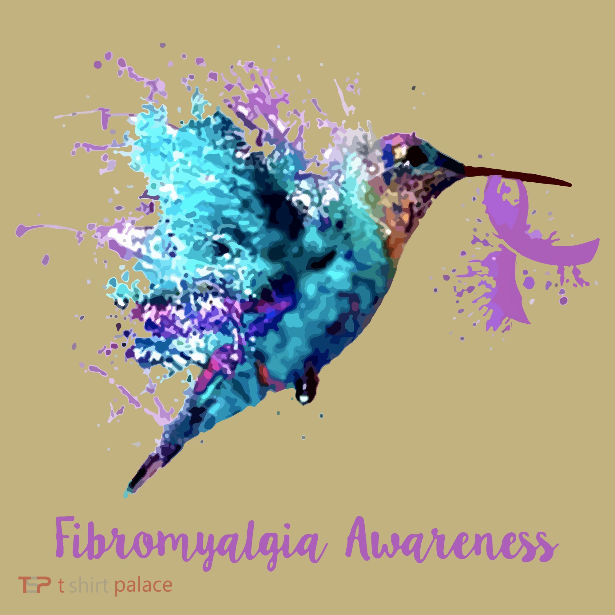 Fibromyalgia Awareness Bird Cancer Nurse Kids T-Shirt