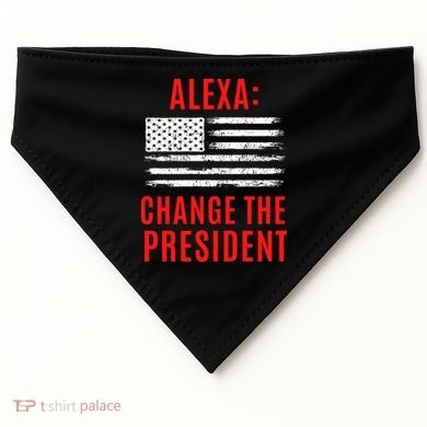 Funny Anti Biden Conservative  USA-Made Doggie Bandana