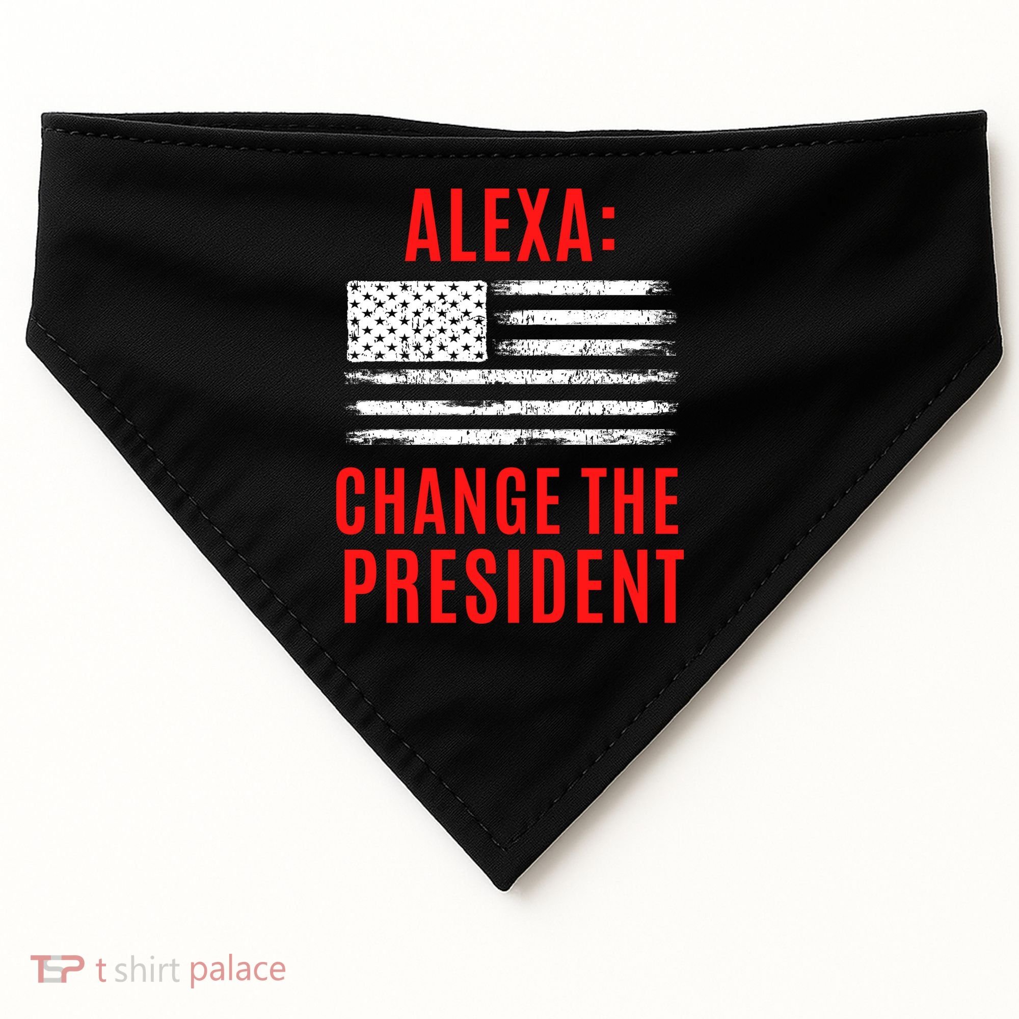 Funny Anti Biden Conservative  USA-Made Doggie Bandana