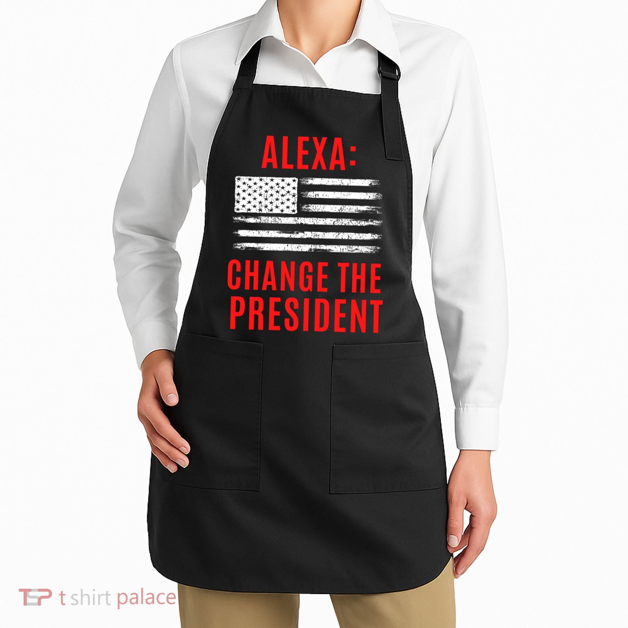 Funny Anti Biden Conservative  Apron