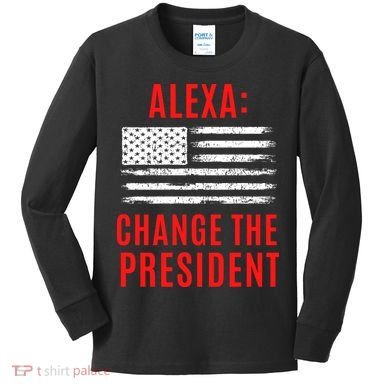 Funny Anti Biden Conservative  Kids Long Sleeve Shirt