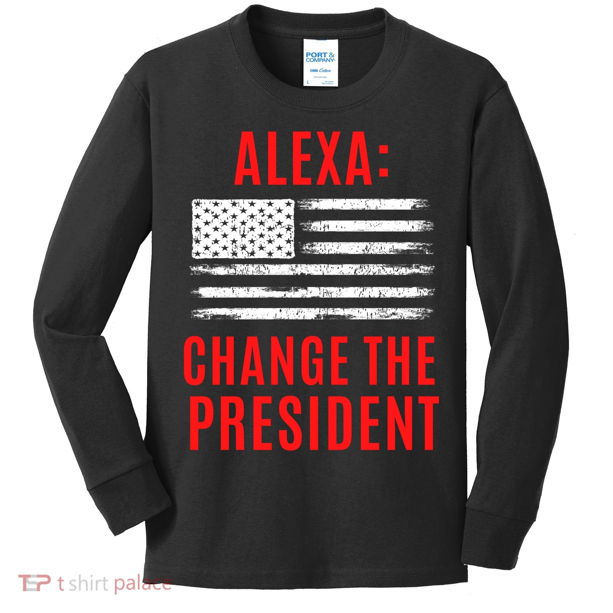 Funny Anti Biden Conservative  Kids Long Sleeve Shirt