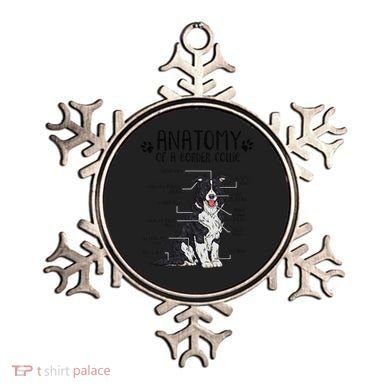 Funny Anatomy Border Collie Dog Lover Gift Ornament