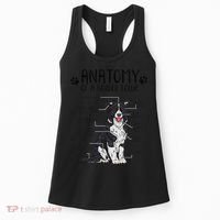 Funny Anatomy Border Collie Dog Lover Gift Women's Tank Top thumb 0