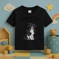 Funny Anatomy Border Collie Dog Lover Gift Toddler T-Shirt thumb 3
