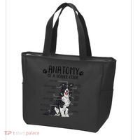 Funny Anatomy Border Collie Dog Lover Gift Tote Bag thumb 3