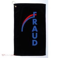 Fraud Anti Biden Golf Towel thumb 0