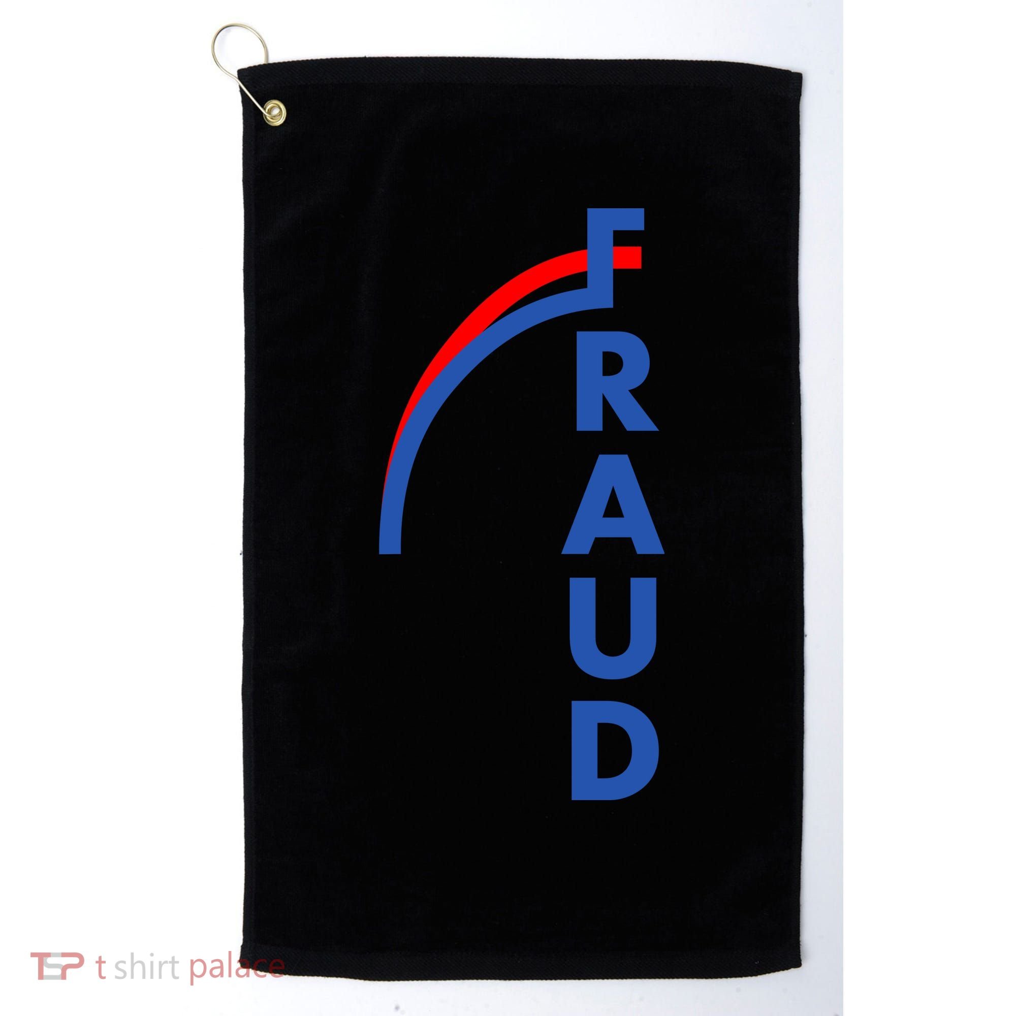 Fraud Anti Biden Golf Towel