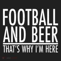 Football And Beer That's Why I'm Here Women's Sweatshirt thumb 2