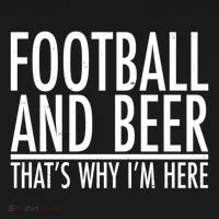 Football And Beer That's Why I'm Here Women's Hoodie thumb 2
