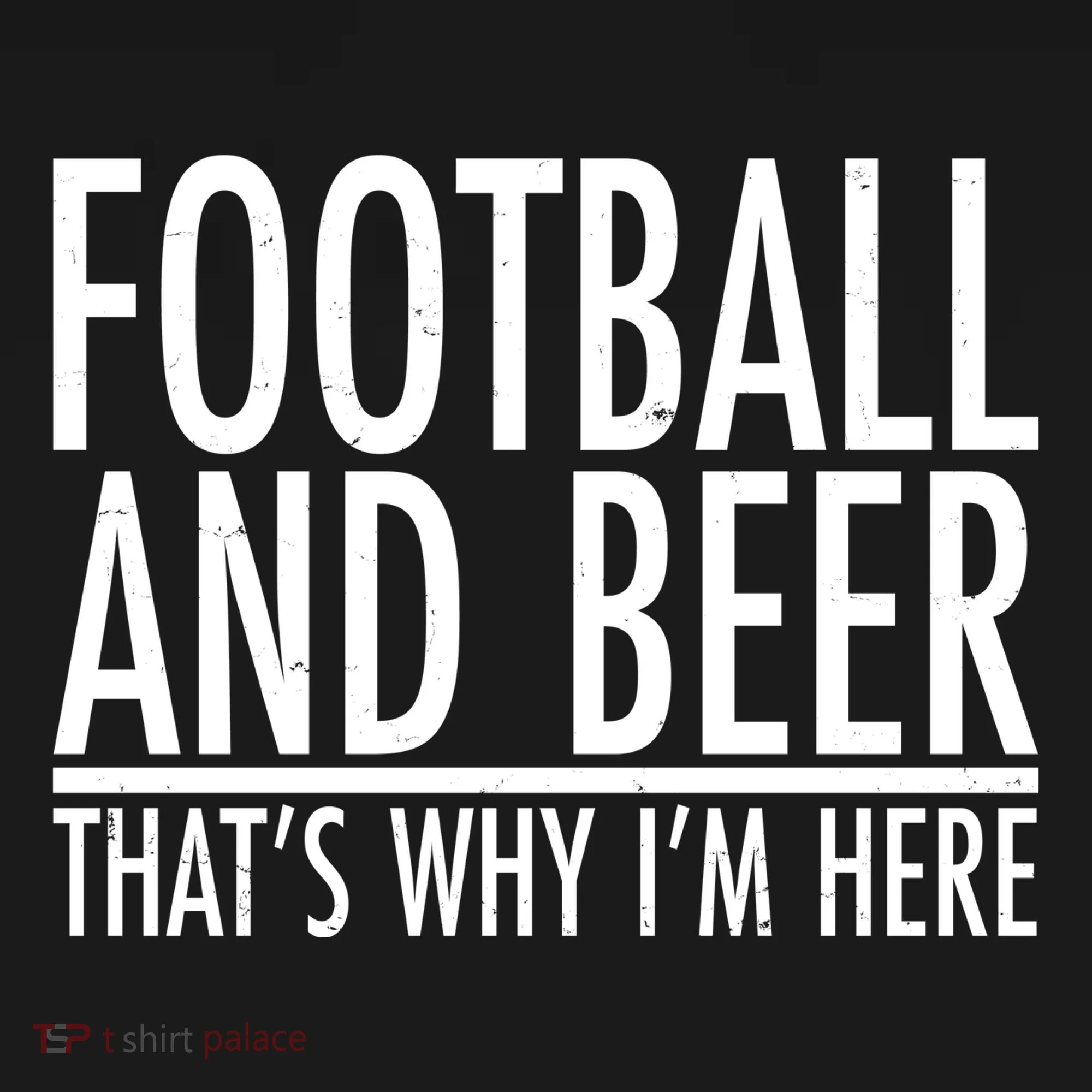 Football And Beer That's Why I'm Here Women's Hoodie