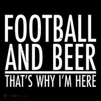 Football And Beer That's Why I'm Here Visor thumb 3