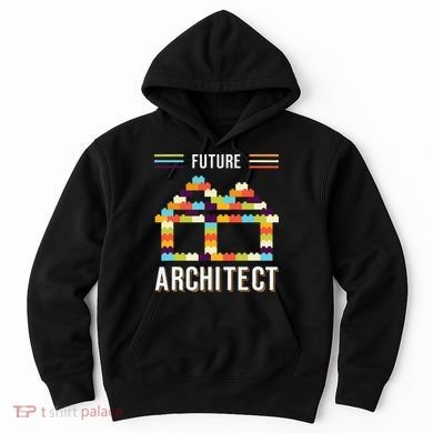 Future Architect Building Blocks Brick Gift for Cute  Hoodie