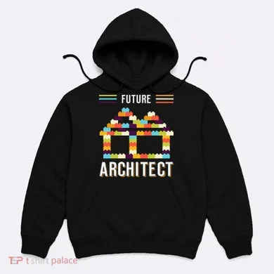 Future Architect Building Blocks Brick Gift for Cute  Hoodie