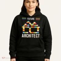 Future Architect Building Blocks Brick Gift for Cute  Hoodie thumb 5