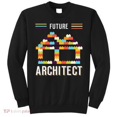 Future Architect Building Blocks Brick Gift for Cute  Sweatshirt