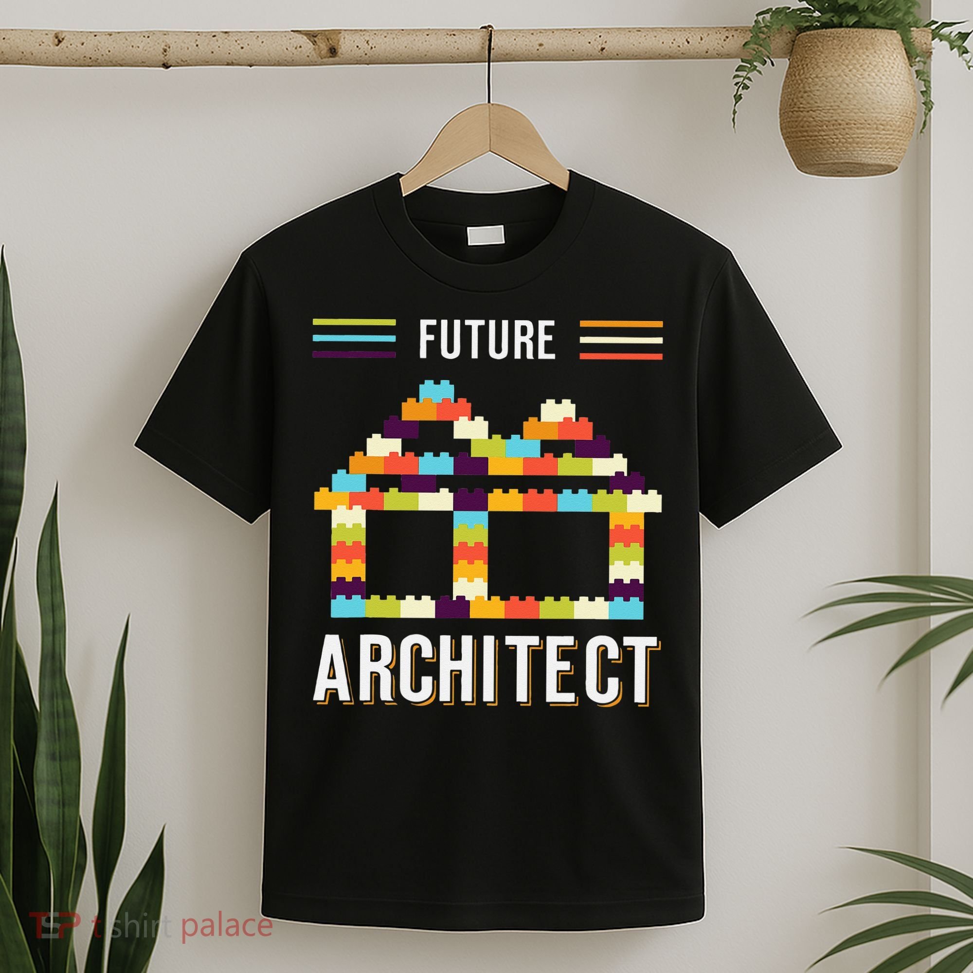 Future Architect Building Blocks Brick Gift for Cute  T-Shirt