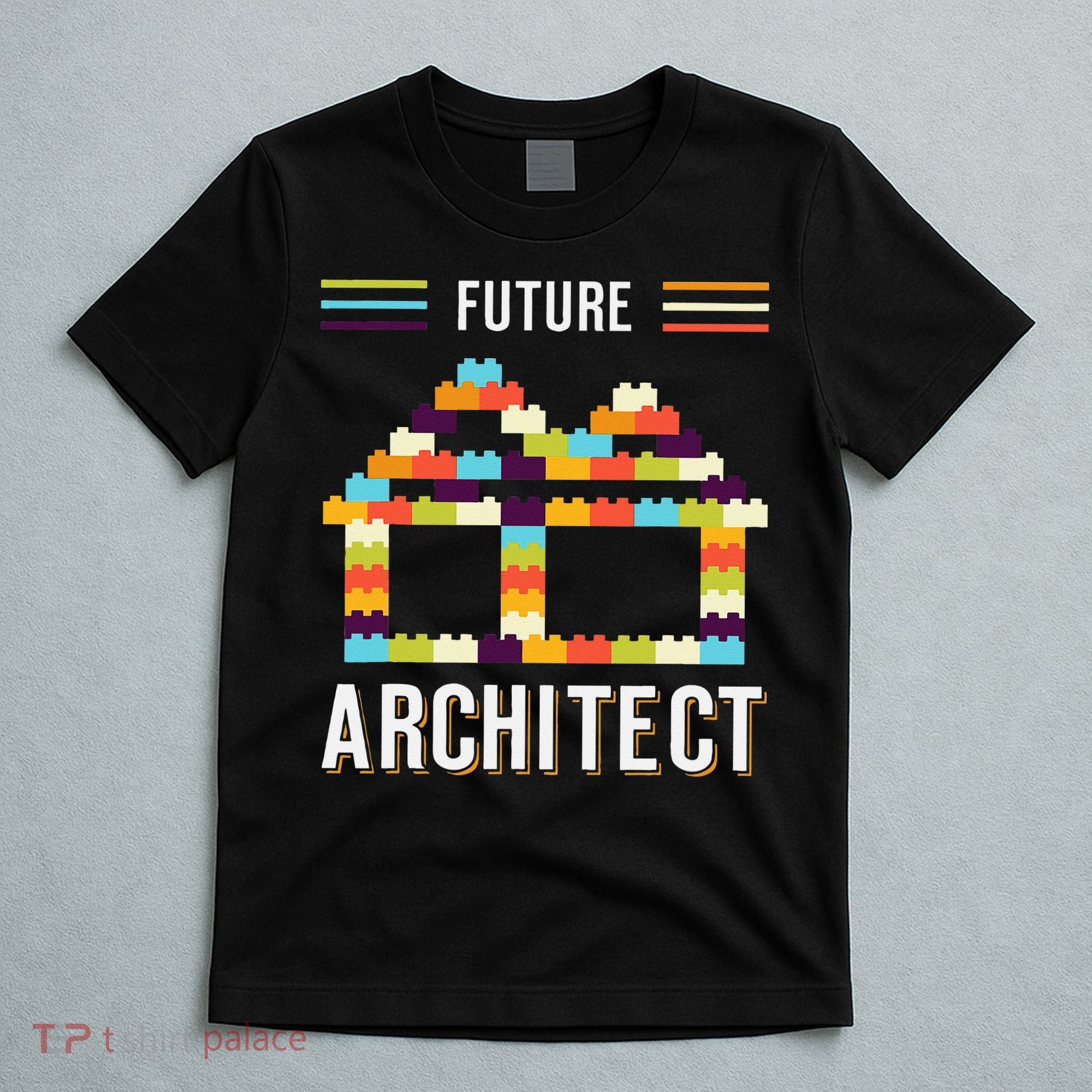 Future Architect Building Blocks Brick Gift for Cute  T-Shirt